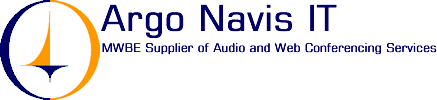 Argo Navis IT MWBE Supplier of Audio and Web Conferencencing Services